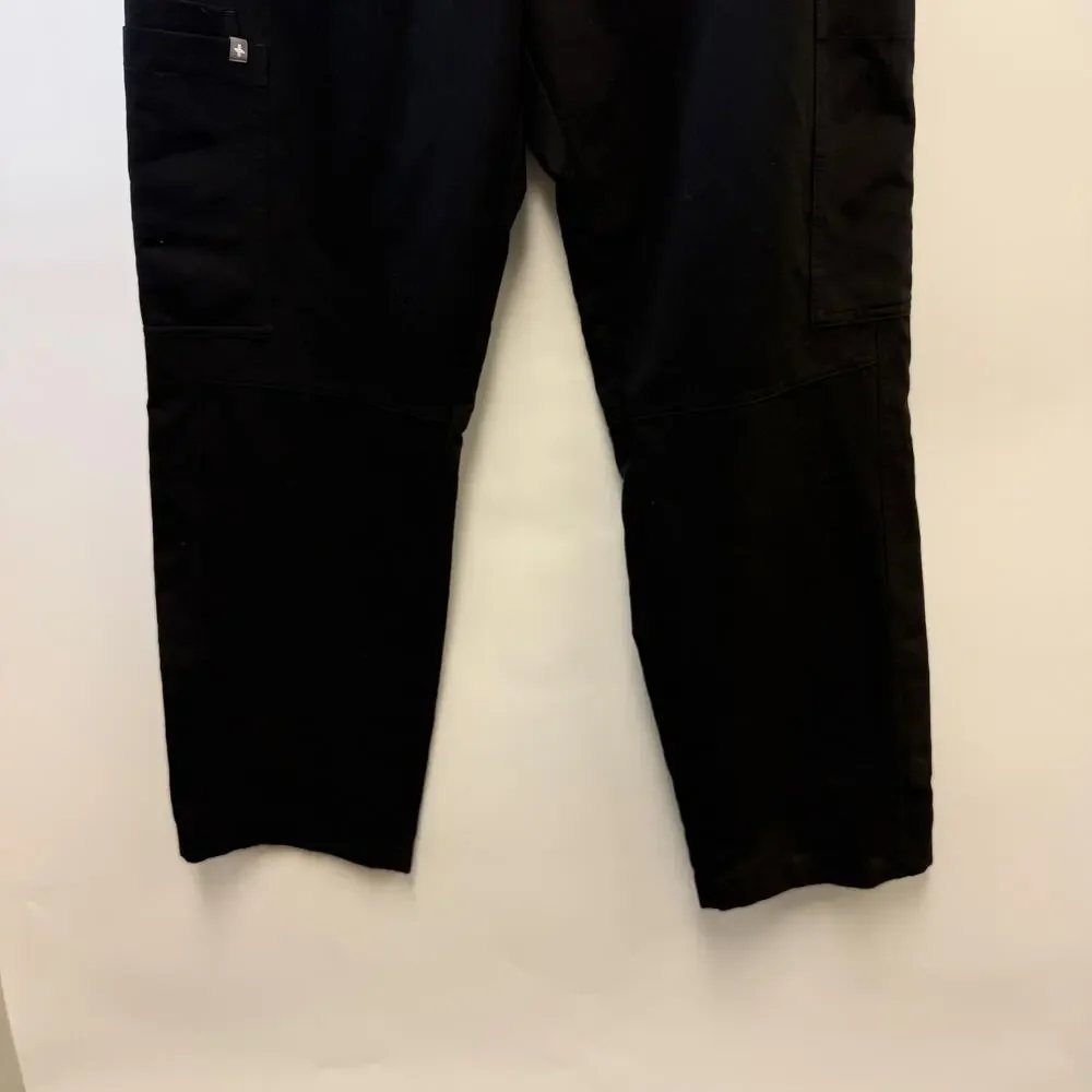 FIGS Axim Cargo Scrub Pants Black Sz XL
